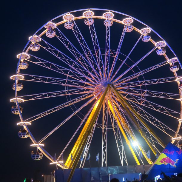 Riesenrad auf dem Deichbrand Festivall
